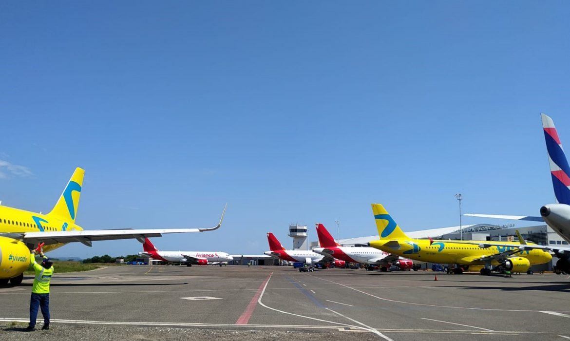 En 2021, aeropuertos concesionados a Aerooriente lograron una recuperación del 88.03 % en pasajeros movilizados y del 76.15 % en operaciones comerciales