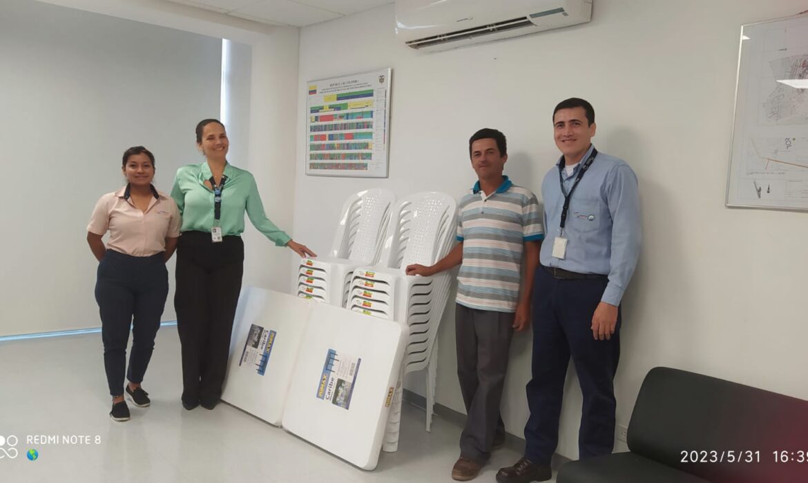 La Vereda Santa Rosa de Lebrija recibe donación de Aeropuertos de Oriente S.A.S