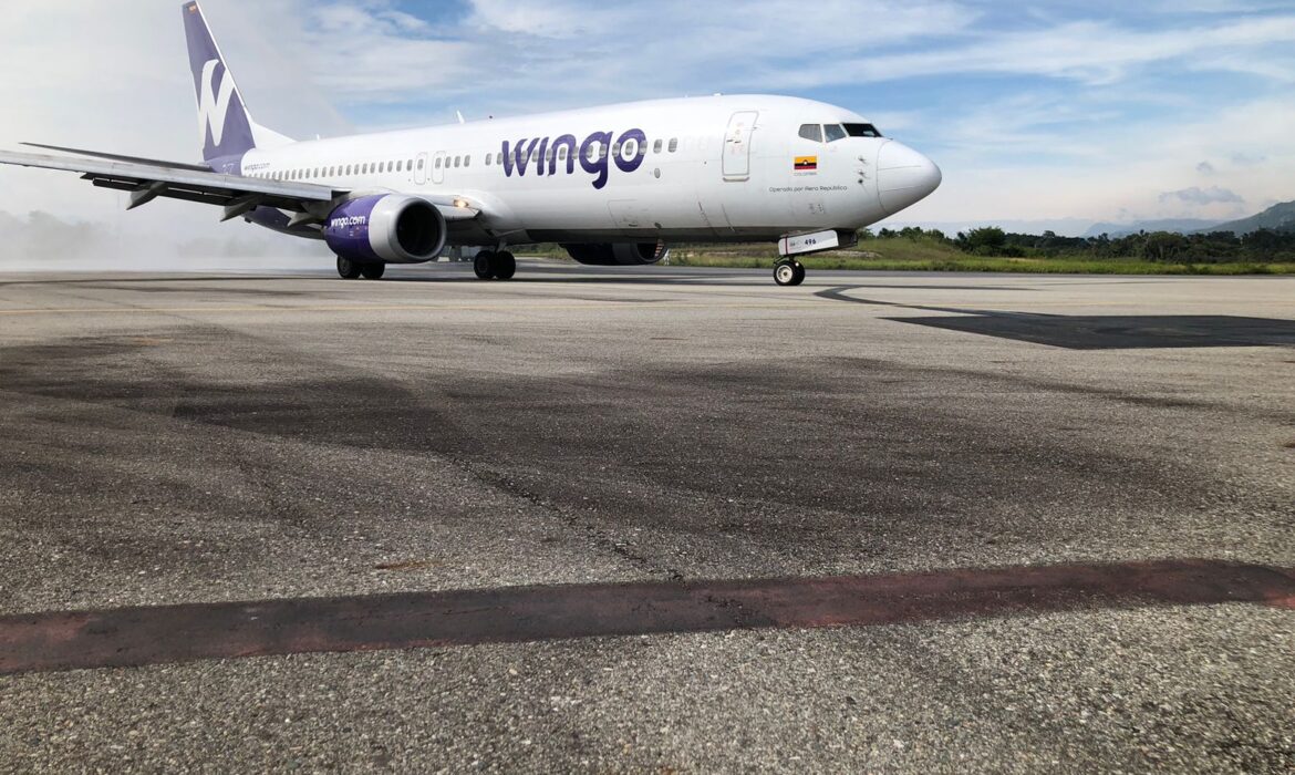Wingo inicia operaciones en Bucaramanga con su nueva ruta hacia Bogotá