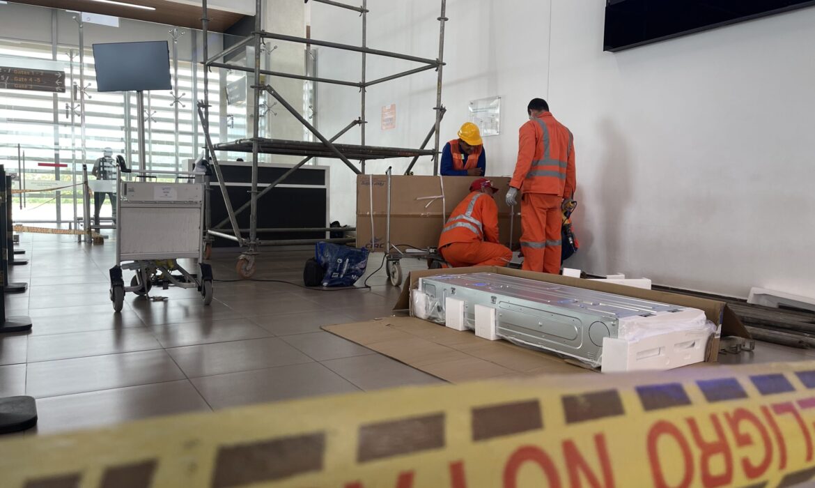 Inició aumento del 50 % de la capacidad de sistema climatización del aeropuerto de Santa Marta