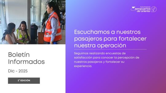 Escuchamos a nuestros pasajeros para fortalecer nuestra operación
