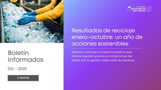 Resultados de reciclaje enero–octubre: un año de acciones sostenibles